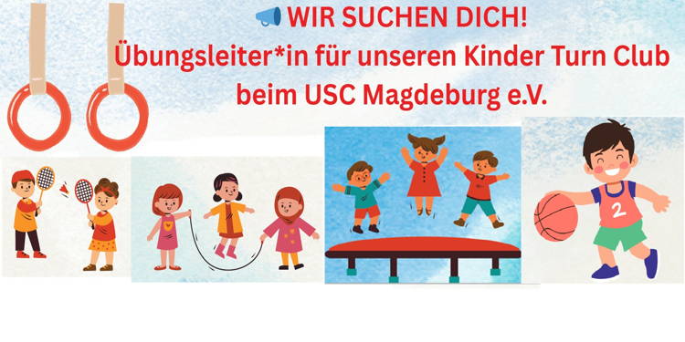WIR SUCHEN DICH! - Übungsleiter*in für unseren Kinder Turn Club