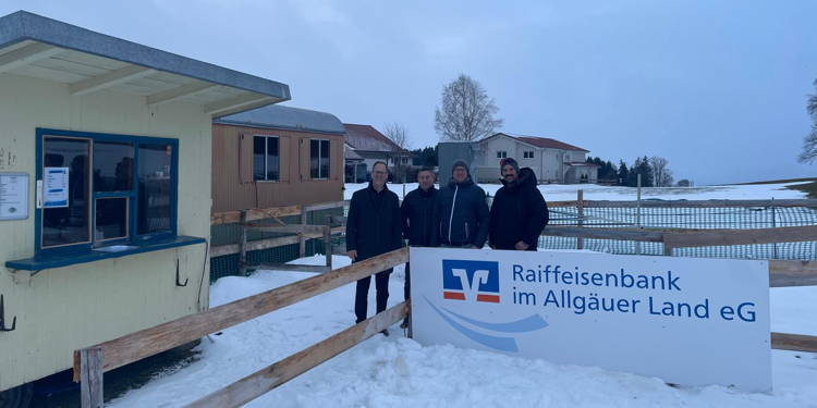 Dankeschön an die Raiffeisenbank im Allgäuer Land eG für die großzügige Unterstützung