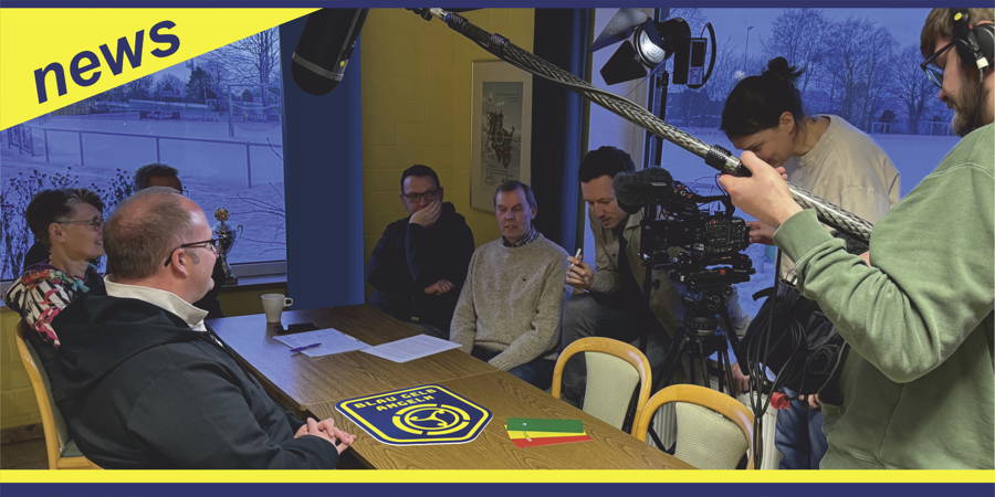 NDR Fernsehteam auf dem Jahnplatz in Süderbrarup