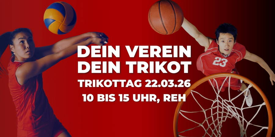 DEIN VEREIN – DEIN TRIKOT / Trikottag am 22.03.2026 in der REH