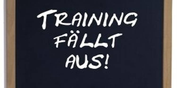 Trainingsausfall Dienstags 15.30 Uhr Johannes Gutenberg bis zum 14.9. - Beitragserstattung