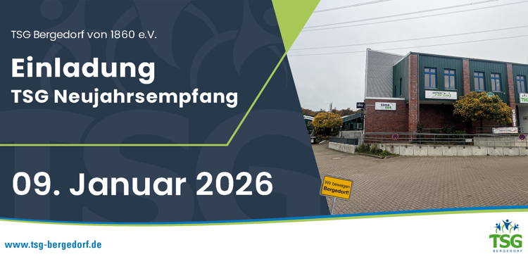 Neujahrsempfang der TSG Bergedorf am 09.01.2026