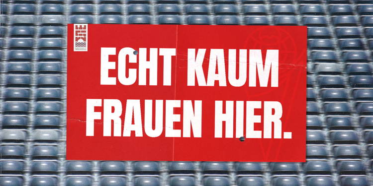 Kaum Frauen hier - das ändern wir!