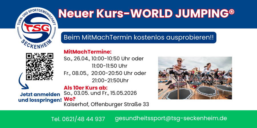 Neuer Kurs - WORLD JUMPING®