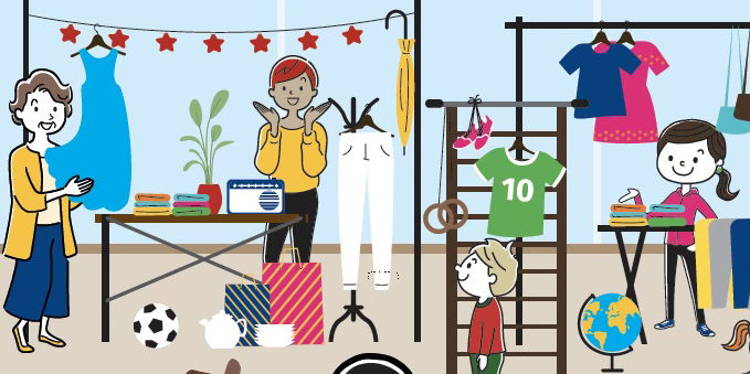 vorsortierter Flohmarkt