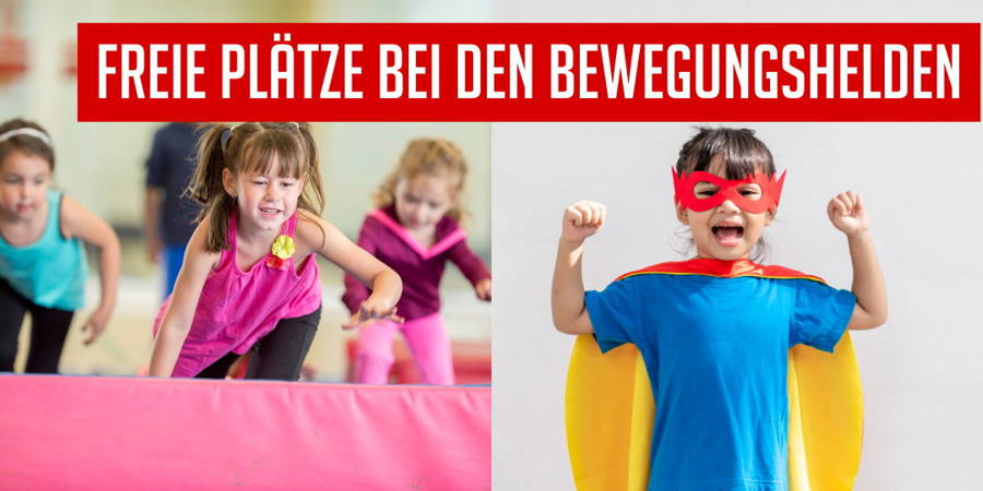 Freie Plätze in unserer Sportschule - Jetzt Schnuppern