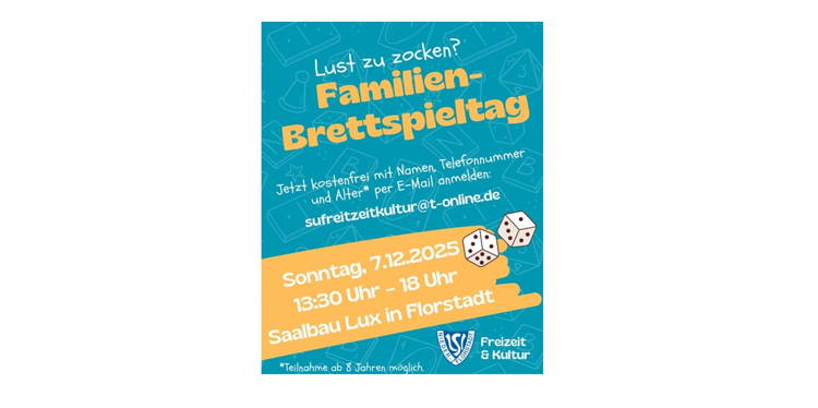 Familien-Brettspieltag am 07.12.2025