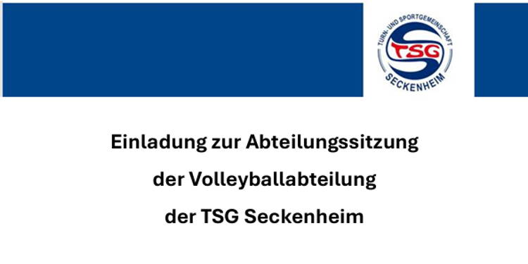 Abteilungsversammlung Volleyball am 02.03.2026