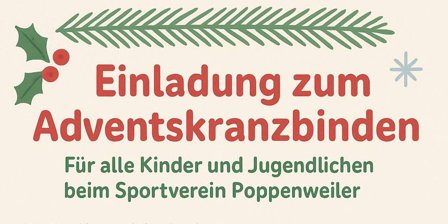 Adventskranzbinden 2025