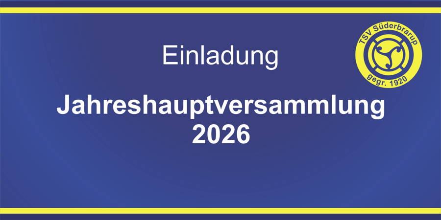 Einladung zur Jahreshauptversammlung 2026
