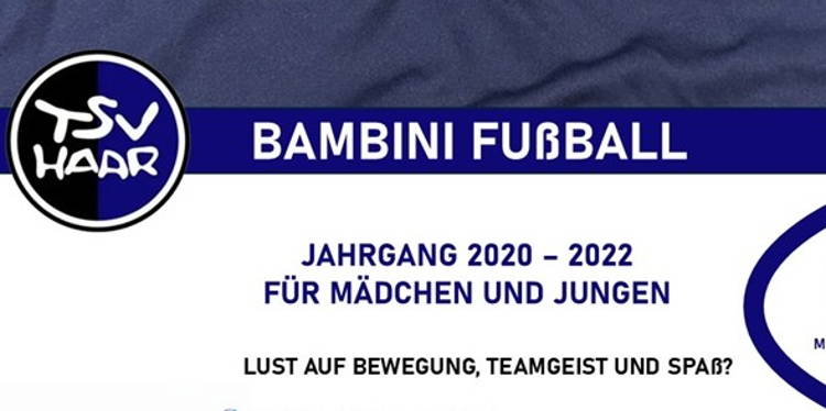 Bambini Fußball für Jungen und Mädchen