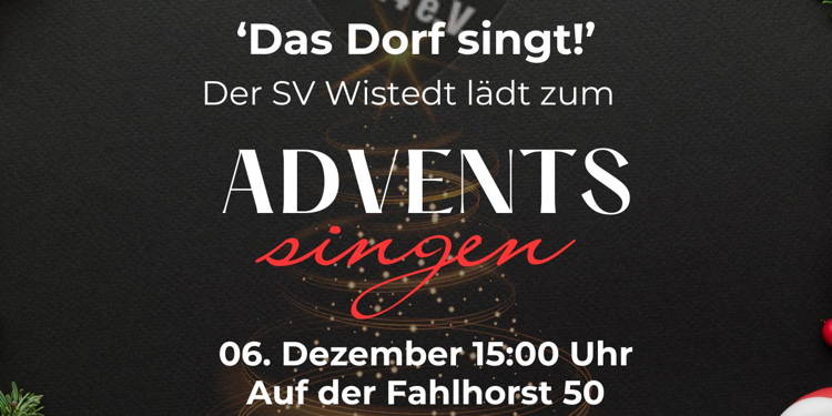 Adventssingen am 06.12.2025
