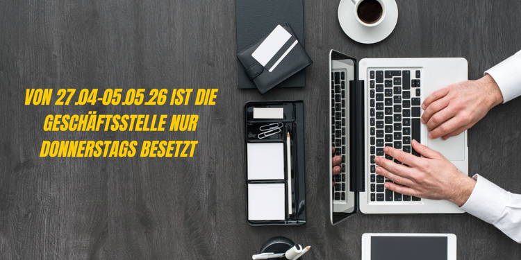 HAUPTVEREIN: Erreichbarkeit der Geschäftststelle