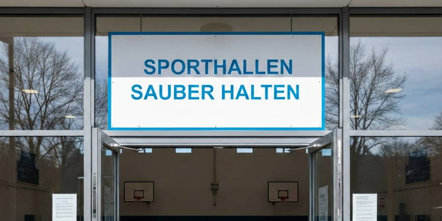 Hallen sauber halten