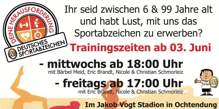 Alle Abteilungen - Deutsches Sportabzeichen bei der DJK Ochtendung 1920 e.V.