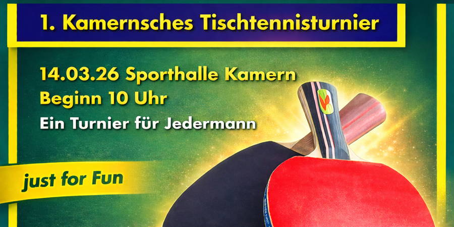 Tischtennisturnier 14.3