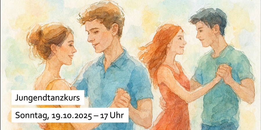 Jugendtanzkurs ab Sonntag 19.10.2025 - 17:00 Uhr