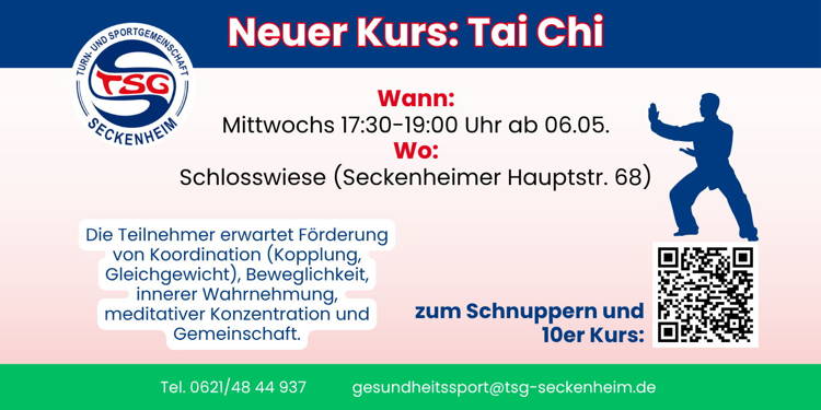 Neuer Kurs - Tai Chi