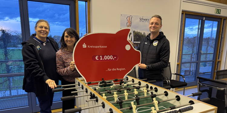 Großzügige Spende der Kreissparkasse München Starnberg Ebersberg!