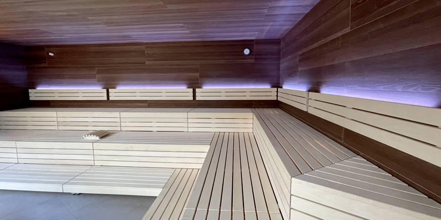 Wartungsarbeiten im Saunabereich