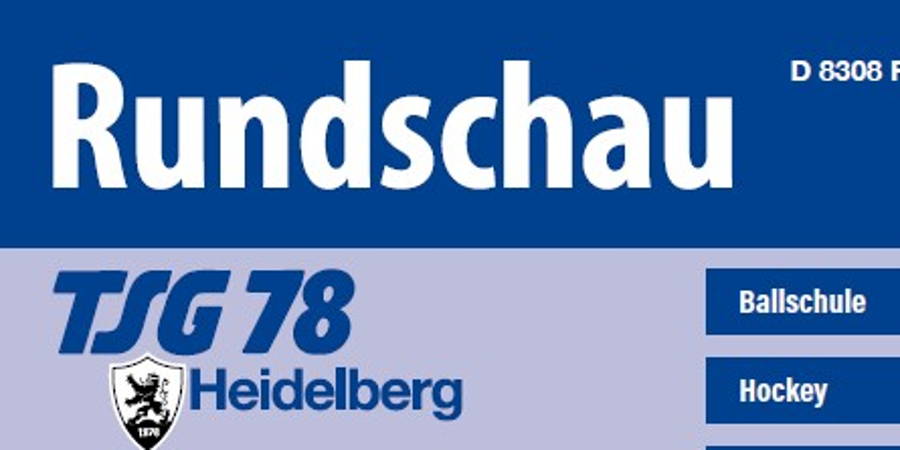 Die aktuelle TSG-Rundschau ist da (4/2025)