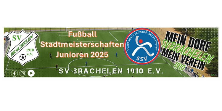 Fußball Stadtmeisterschaften Junioren auf dem Feld