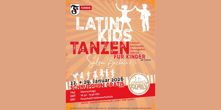 LatinKIDS - Tanzen für Kinder ab 7 Jahre