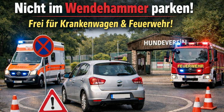 🚒 Wichtige Info zum Parken 🚑