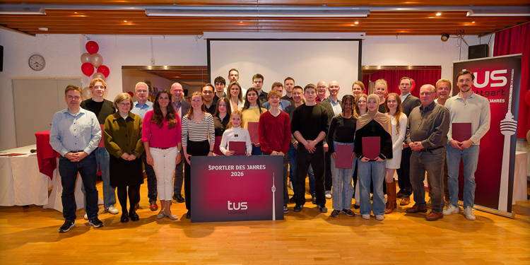 Die Sportler des Jahres 2026 des tus Stuttgart 1867 e. V.