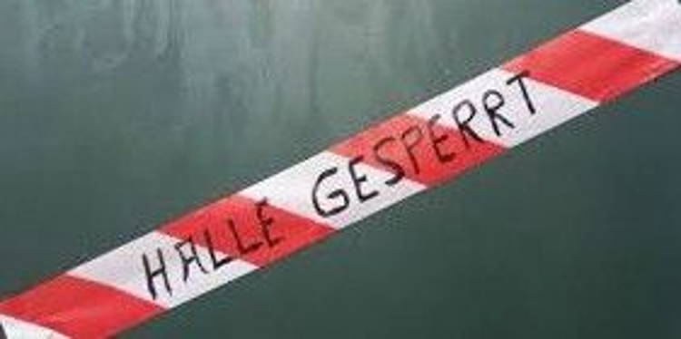 Hallensperrung und Himmelfahrtswoche