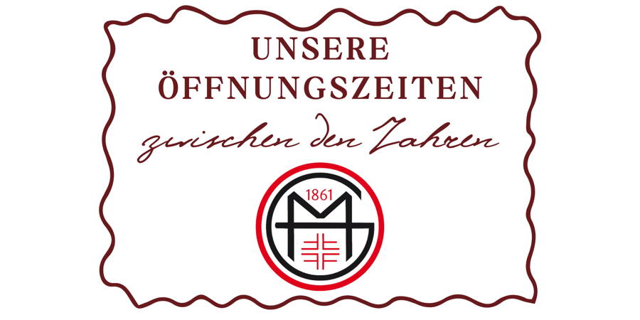 Geänderte Öffnungszeiten (27.12.2025 - 03.01.2026)