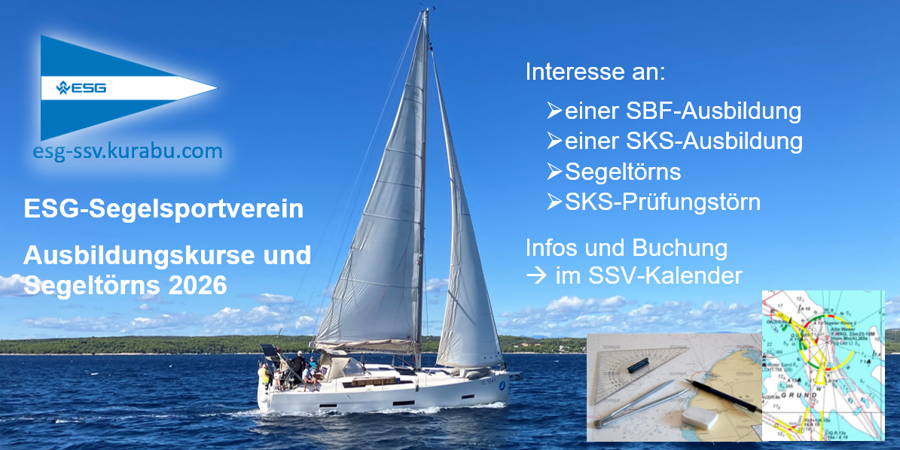 ESG SSV - Ausbildungskurse und Segeltörns 2026