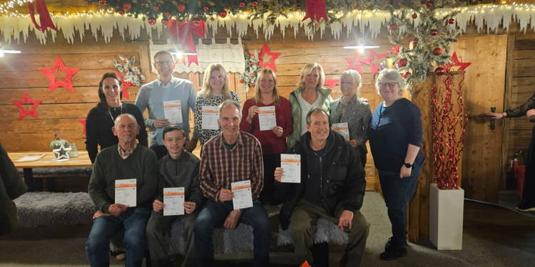 gemütliche Sportabzeichenübergabe